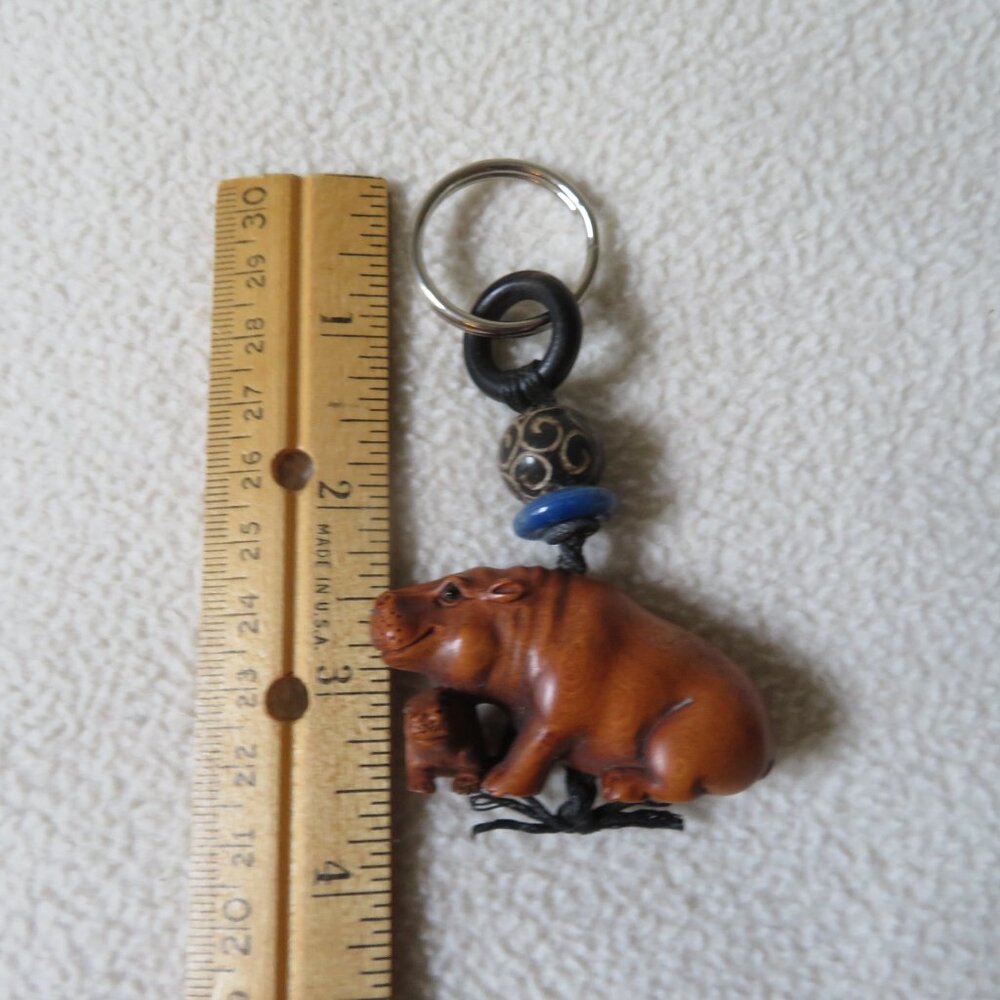 Hippo Key Chain - Picture 3 of 3